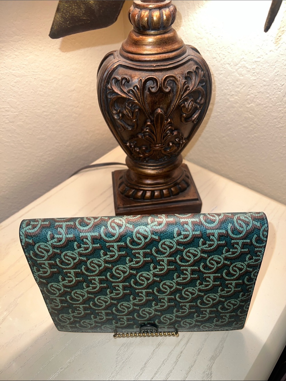 Coach Teal and Brown Signature Monogram Journal - Picture 5 of 11